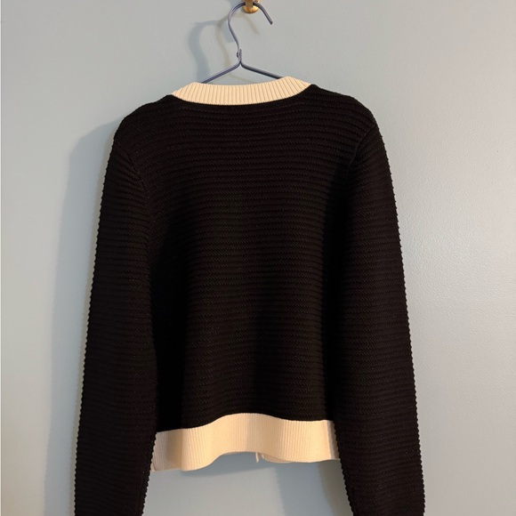 Gorgeous kate spade black and cream cardigan sweater size US S - Picture 6 of 6